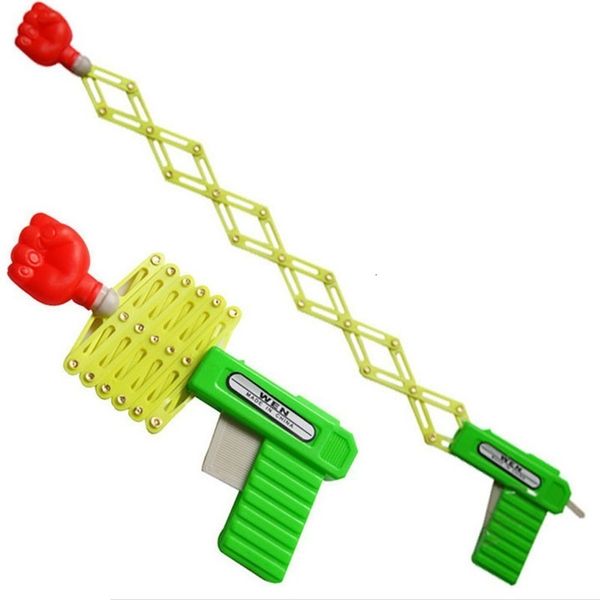 Novità Giochi Sparatutto a pugno retrattile Pistola giocattolo trucco Divertente Scherzo per bambini Giocattoli Bambini Plastica Festival Regalo per divertimento Classico Elastico Telescopico 230718