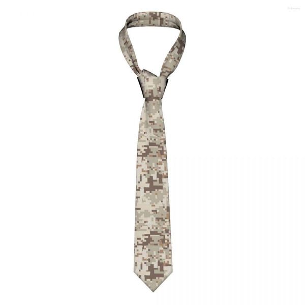 Gravatas Borboleta Desert Camo Gravata Unissex 8 Cm Multicam Gravata De Pescoço Militar Para Homens Ternos Estreitos Acessórios Gravata Casamento Negócios