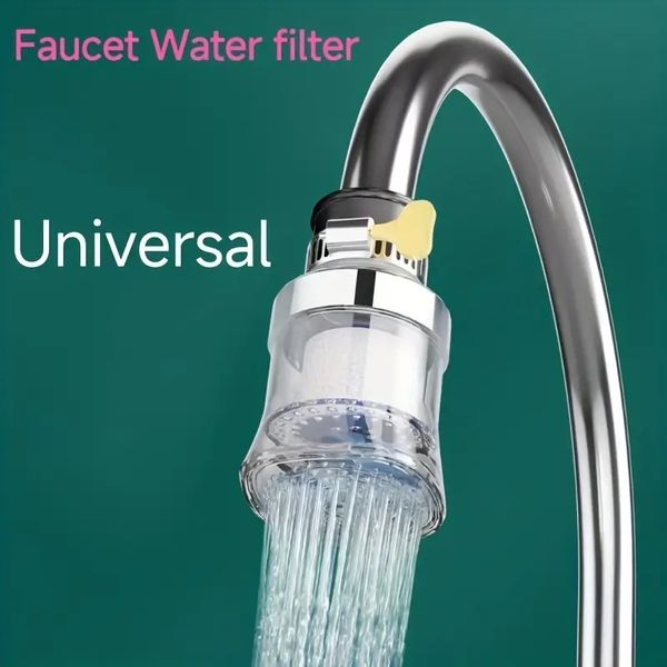 1pc Universal Interface Wasserhahn Montieren Filter Wasserhahn Wasser Filter Luftreiniger Küche Tap Filtration Für Küche Badezimmer