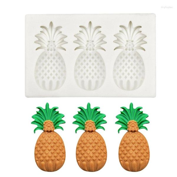 Stampi da forno Stampi per torta al cioccolato a forma di ananas Stampi per fondente fai-da-te Accessori Gadget per decorare