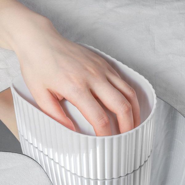 Nail Gel Nails Manicure Hand Soak Bowl Remover Rimozione Ciotole 14.x11cm Ammollo Forniture per saloni in acrilico Bianco