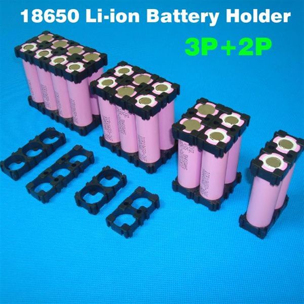 Держатель батареи 18650, используемый для цилиндрического литий-ионного аккумулятора 18650 Материал держателя сотовой связи PA66 GF30% UL94V0268J