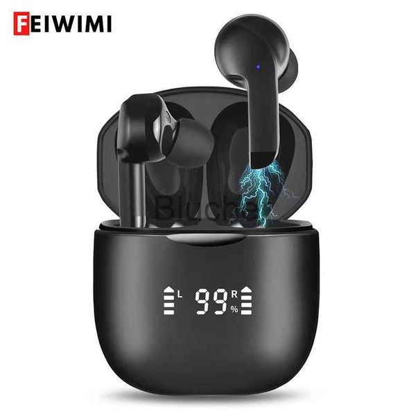 Kulaklıklar Kulaklıklar Gerçek Stereo Süper Bas Kablosuz Kulaklıklar 52 TWS Bluetooth Kulaklıklar Iphone X0718 için Binaural Çağrı Kulaklığı