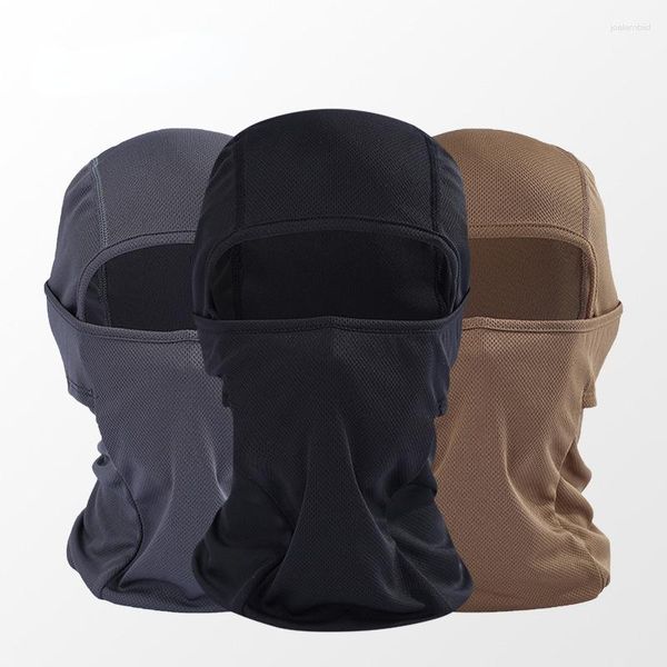 Bandanas skii berretti da maschera a maglie traspirabili in maglia per uomini tattiche camuffato tattico camuflage ski camo maschera