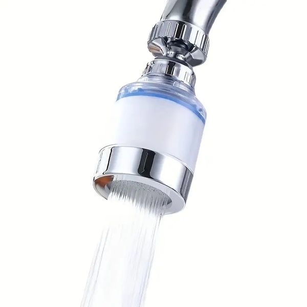 1 filtro per depuratore d'acqua per rubinetto, estensore universale per rubinetto rotativo, areatore ad alta pressione, filtro sostituibile, attacco per rubinetto