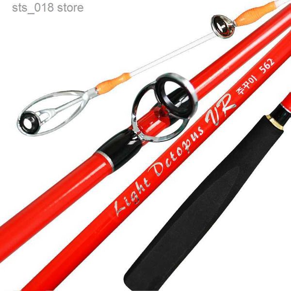 Canne da lancio Calamari Canna da pesca seppie 1,68 m 1,8 m 2 sezioni M / H Azione rapida Canna da pesca in acqua salata Canna da pesca Canna da spinning Canne da jigging T230718