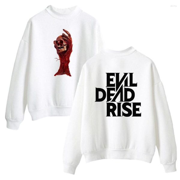 Erkek Hoodies Evil Dead Rise 2d Baskı Kapşonlu Kadınlar/Erkekler Giysileri Harajuku Günlük Yüksek Yaka