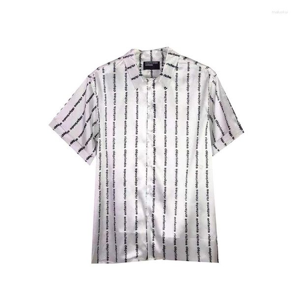 Camicie casual da uomo 22ss ERD Uomo Donna 1: 1 Abbigliamento Camicia hawaiana Estate Top da donna vintage di alta qualità Rinascimento