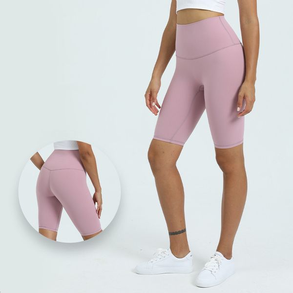 Fitness ile Kadın Şortları lu Siyah Şort Yumuşak Yumuşak Yoga Pantolon Spor Kısa Tayt Bayanlar Eğitim Tayt Kadın Spor Kıyafetleri 230717