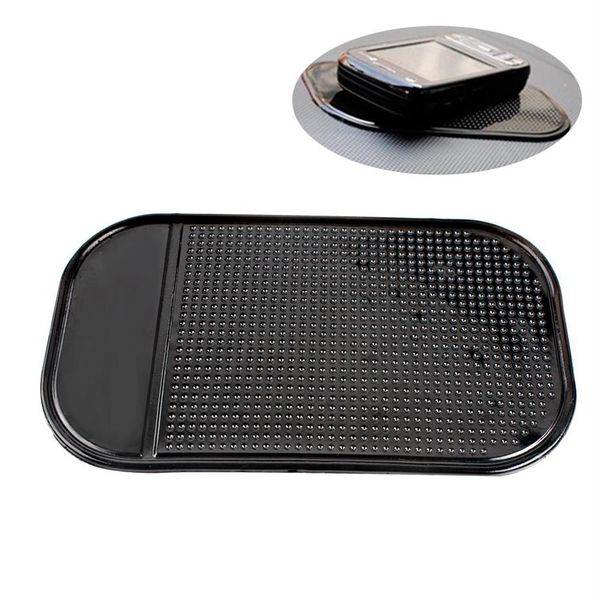 Lote de 3 unidades de espuma de plástico preto antiderrapante tapete adesivo de silicone para carro painel almofada adesiva para telefone GPS #HP261v