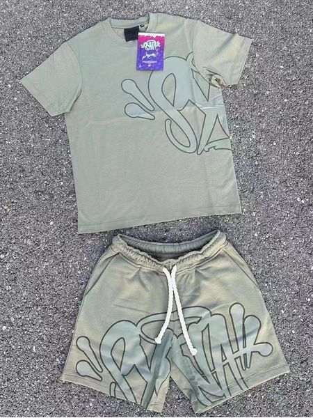 5A MENS SYNA World Tshirts Set Stampato Thipt Short Synaworld Graphic Tee Tshirt and Shorts Hip Hop Y2K Shirts A3