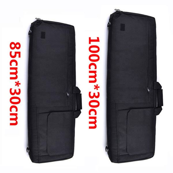 Borse da esterno 85CM100CM Attrezzatura militare Tactical Gun Bag Airsoft Shooting Rifle Case Caccia Wargame Borsa a tracolla con protezione in cotone 230717