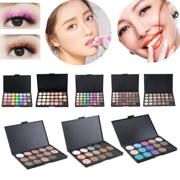 Paleta de sombras foscas com 40 cores, sombras luminosas à prova d'água, foscas e brilhantes, de longa duração, cosméticos, placa de maquiagem 230717