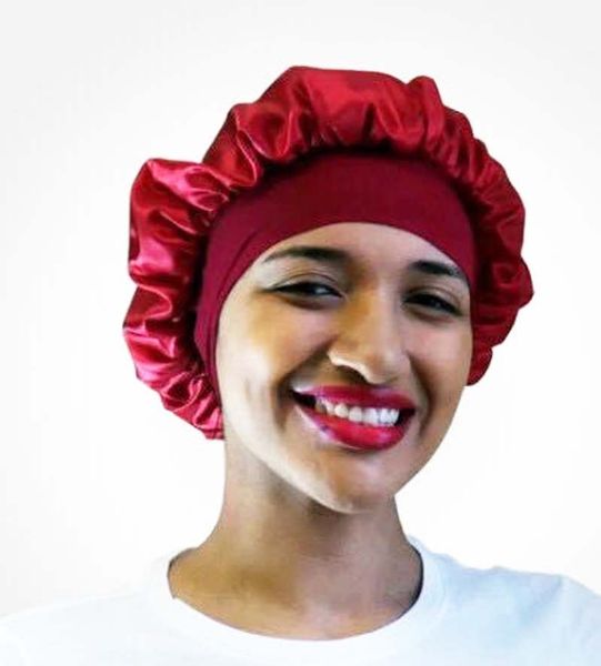 Acessórios para o cabelo Novo chapéu de quimioterapia com aba larga e alta elasticidade touca de dormir para mulheres 22 peças/lote