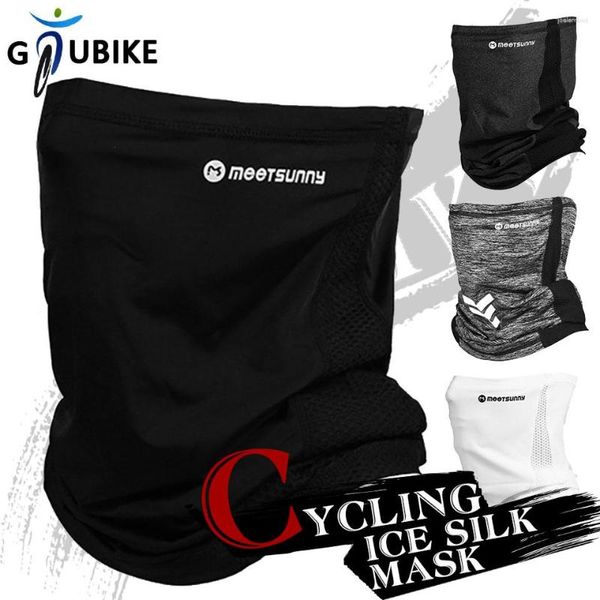 Bandane GTUBIKE Ciclismo Bandana di seta Sciarpa Protezione solare esterna Traspirante Maschera facciale ad asciugatura rapida Pesca Maschera da escursionismo Copricapo