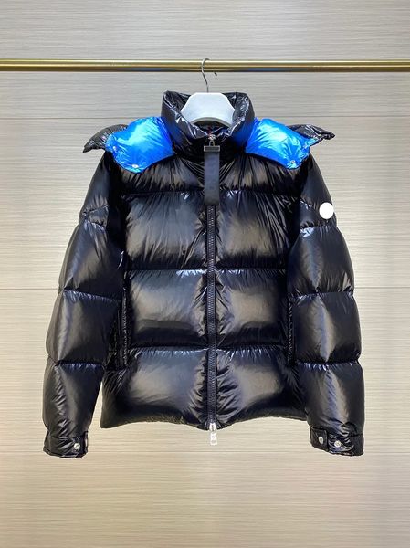 Дизайнерские куртки Mon Куртка для мужчин Зимняя куртка-пуховик Пальто Утепленная и утолщенная ветровка Классическая французская марка с капюшоном на молнии Теплая материя M-3XL Новинка