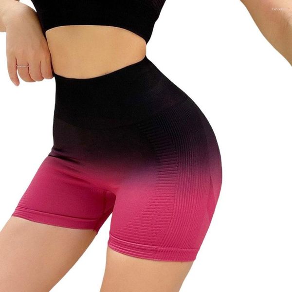 Aktive Shorts Yoga Sportbekleidung Joggingbekleidung Kostüm Weichheit Rot S M