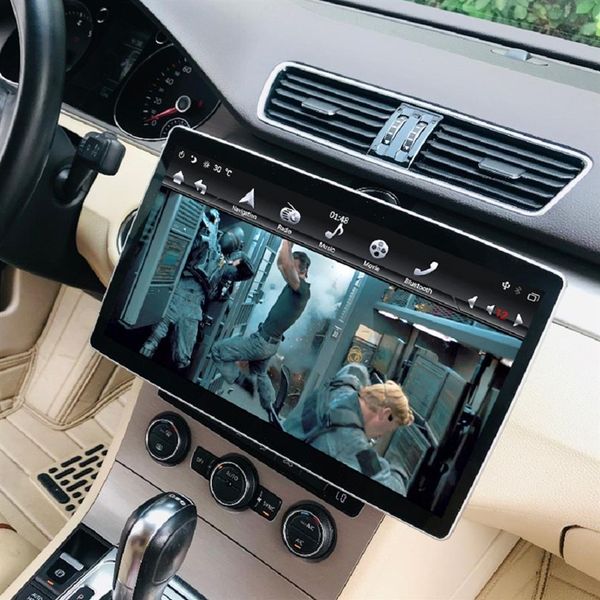 1920 1080 Ips Tela 6-core Px6 2 Din 12 8 Android 9 0 Universal Car Dvd Radio Gps Head Unit Bluetooth 5 0 Wifi Usb Easy Con275c