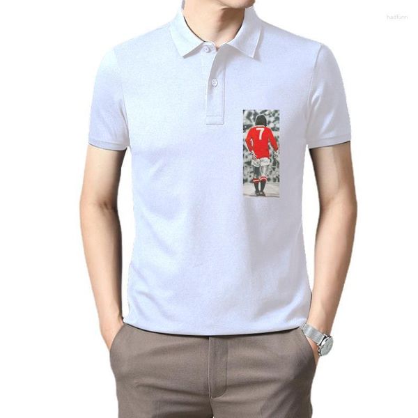 Camiseta Polo Masculina George 7 White The Happiness Is Have My T-Shirts For Youth Meia-idade Old Tee Shirt