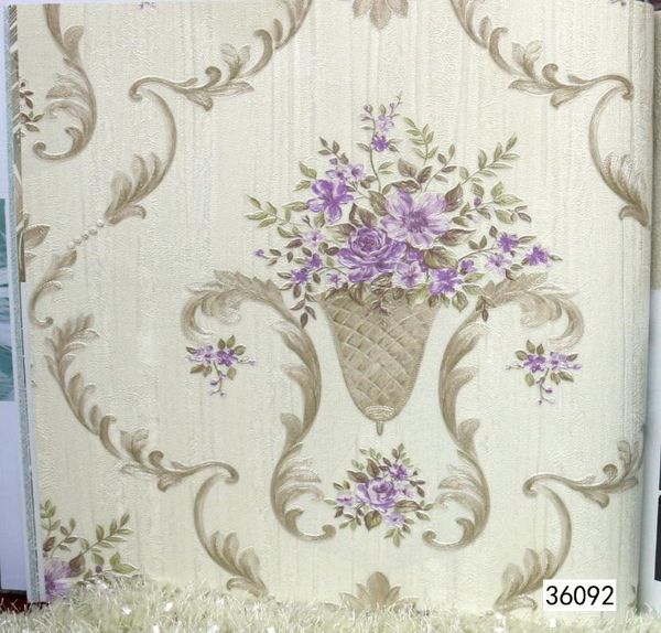 Papéis de parede Nordic Damask Wallpaper Retro Floral Bouquet Papel de contato removível para sala de estar El Loft Wall Decor