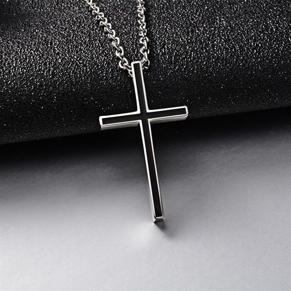 Colar Colar Women Women Black Pinging Stainless Steel Fashion Colares Jewelry On The Neck Hip Hop Rock Presens para Male198D