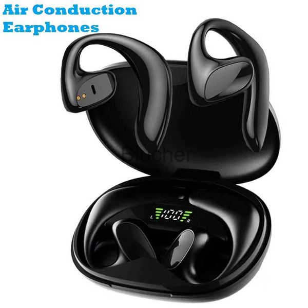 Fones de ouvido OpenEar Stereo Running Fones de ouvido Bluetooth Air Conduction Quality Sound Wireless Outdoor Sports Earphones Ear Hook Headsets x0718