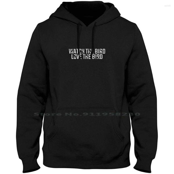 Erkek Hoodies Kuş Gözlemen Erkekler Kadın Hoodie Pullover Sweater 6xl Büyük Boyut Pamuk Saat