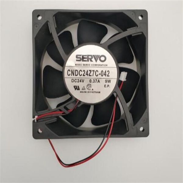 Originale SERVO CNDC24Z7C-042 24V 0 37A 9W 120 120 38MM 2 linea convertitore fan233G