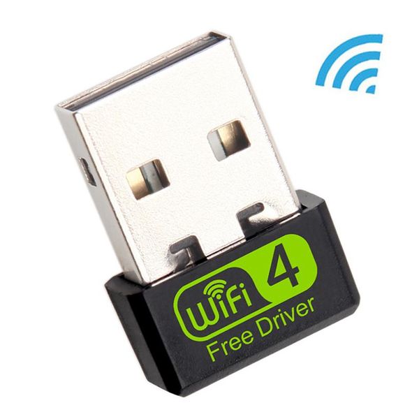 Mini adattatore WiFi USB Adattatore Wi-Fi 150 Mbps per PC USB Ethernet WiFi Dongle 2 Scheda di rete 4G Antena Ricevitore Wi Fi285B