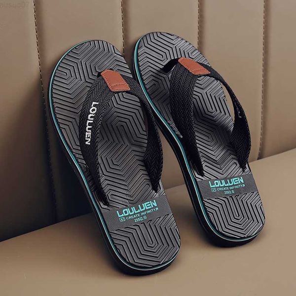 Zapatillas Moda de verano Chanclas Hombre Pinzas Zapatillas Masaje en el hogar Zapatos de hombre Sandalias suaves y transpirables para hombre Comodidad Casual Zapato de playa L230725