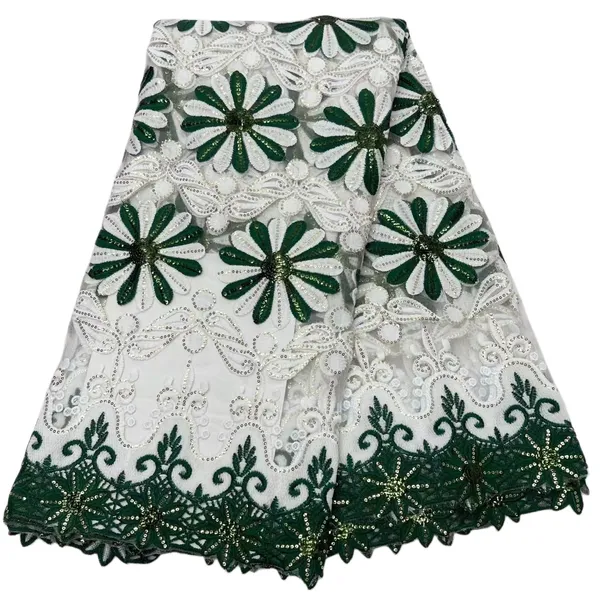 Тульская сеть вышивка французская 5 ярдов женские платье с блестками швейные схемы резки ежедневно 2023 Сборки кружевное платье