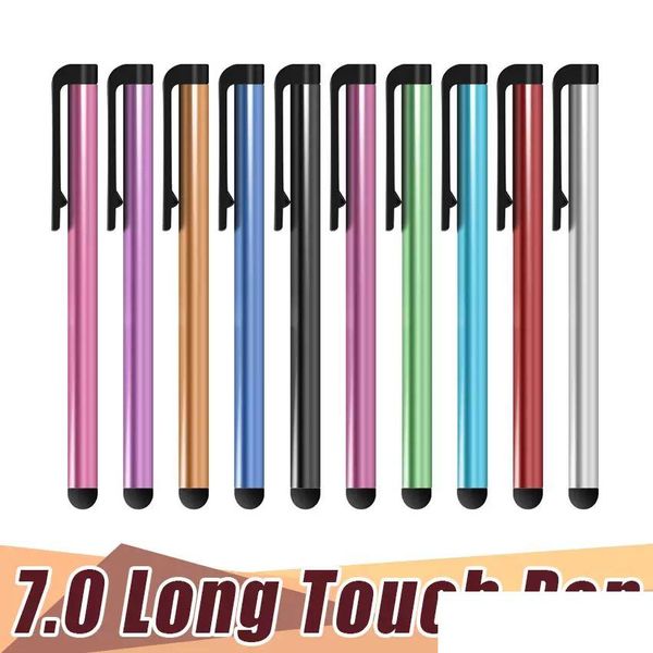 Cell Phone Stylus Pens Guanti 1000Pcs Capacitive Pen Touch Sn Altamente sensibile 7.0 Suit per Tablet Pc Mobile Drop Delivery Phones Dhlav