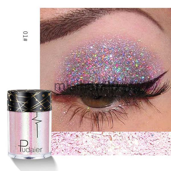 Altro trucco Shiny Ray Holographic Paillettes Glitter Shimmer Pigment Eye Shadow Tattoo Lip Nail Body Glitter Festival Party Eye Makeup Powder J230718