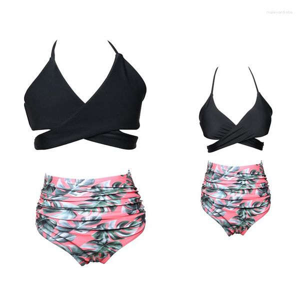 Damen-Badebekleidung für Mutter und Tochter, Strandbadebekleidung, Mama-Kinder-Bikini, passende Familien-Outfits, Badeanzüge für Mütter, Badeanzüge für Kinder, Mädchen, Damen