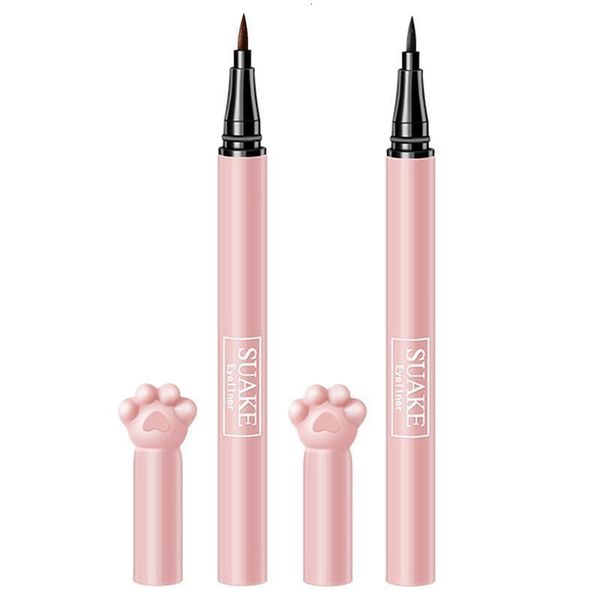 Eye ShadowLiner Combination Penna eyeliner impermeabile liquida con simpatiche zampe di gatto strumento per trucco femminile meccanico ad asciugatura rapida 230719