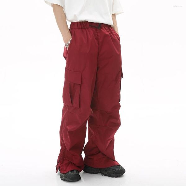 Pantaloni da uomo Uomo Donna Alta Streetwear Moda Hip Hop Sciolto Ccausale Sport Cargo Tasca grande Pantaloni da lavoro Unisex Jogger Sweatpant
