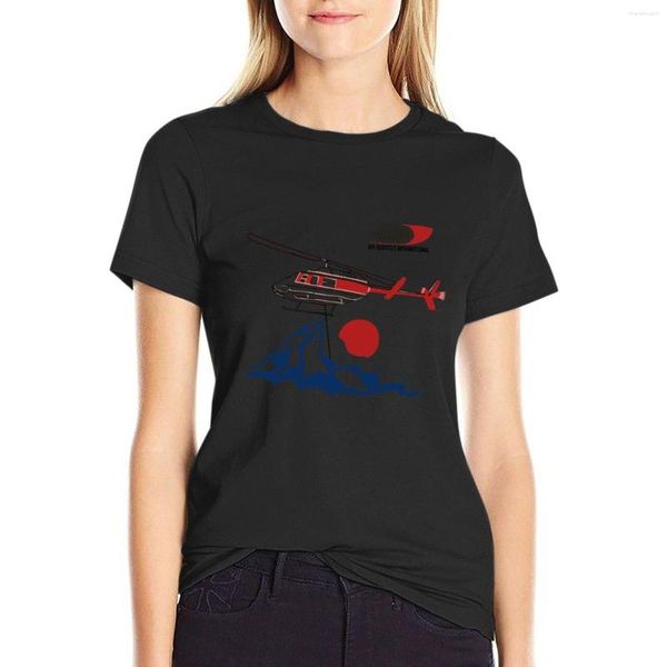 Damen Polos Air Services International T-Shirt, süße Kleidung, weibliche Kleidung, Anime-T-Shirt