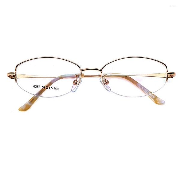 Occhiali da sole Fashion Trend Oval Ultralight Alloy Frame Occhiali da lettura Memory Temples per uomo Donna 1 1.5 2 2.5 3 3.5 4