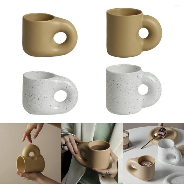 Canecas criativas caneca de cerâmica xícara de café nórdico água decoração de casa arte artesanal chá para homens mulheres presentes exclusivos