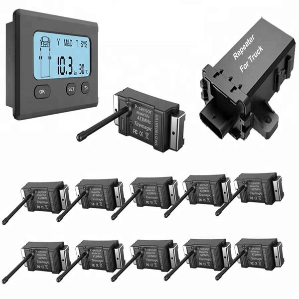 Auto 200psi 10-Rad-Sensor LKW TPMS für LKW Bus Drahtloses Reifendrucküberwachungssystem eingebauter Sensor211S