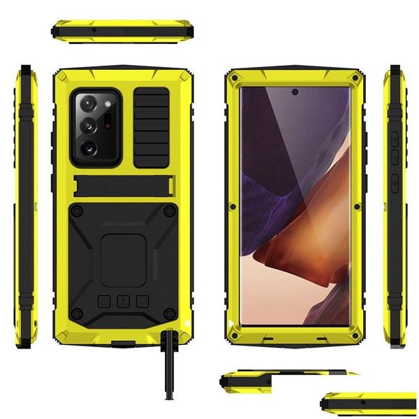 Casos de celular proteção resistente para s20 s21 s22 s23 nota 20 tra resistente a choques à prova dwaterproof água à prova de poeira fl er com drop delive dhne9