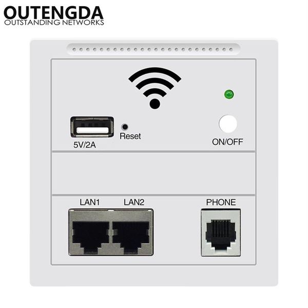 NEUER 802 11N 300Mbps Embedded WIFI Wireless Router für Le Inn in Wall Wireless Access Point Standard PoE AC100-240V272V