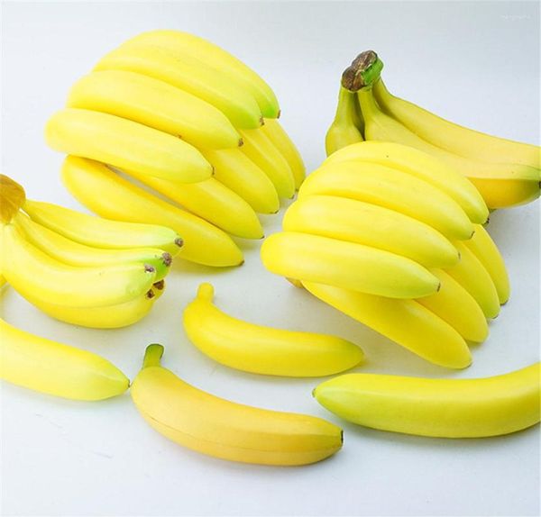 Украшение вечеринки искусственное фальшивое банановое искусство фрукты модель бара торговля для торговых центров дома ресторан