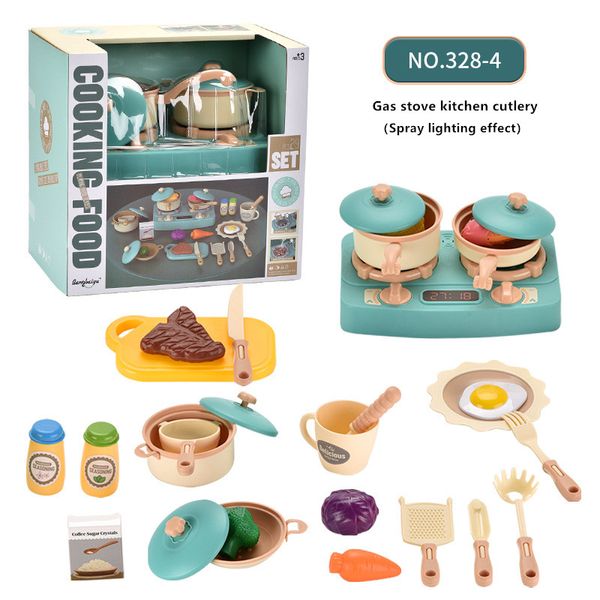 Großhandel 28 Stücke Kinder Spielhaus Simulation Küche Spielzeug Set Baby Kochen Spielzeug Spielzeug für Kleinkinder Kinder Mädchen
