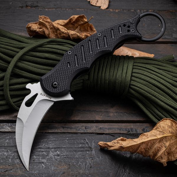 Fox Karambit 690 Faca 3655 Assistida Acampamento Ao Ar Livre Faca Dobrável Canivetes EDC Para Caminhadas Ferramenta Manual Tática Ferramenta de Acampamento 683