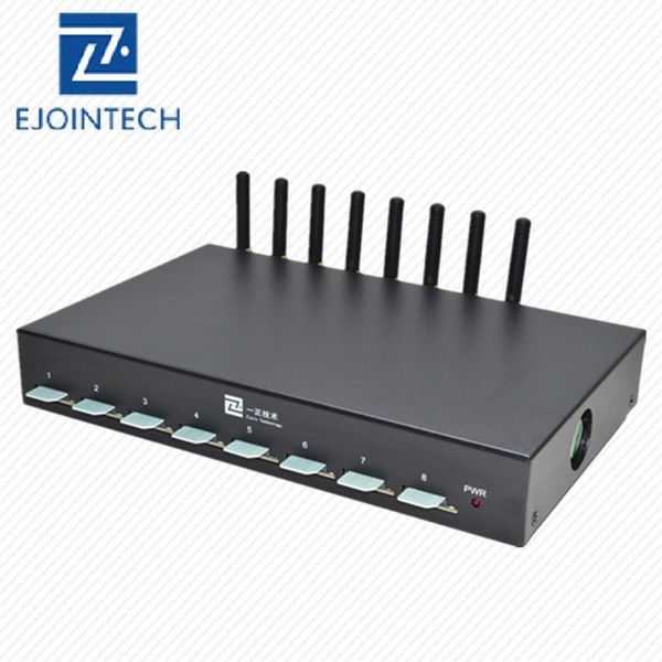 Test Örneği SMPP GSM SMS Modem SMS HTTP API ve Lifetime Tech Desteği ile Ağ Geçidi Toplu SMS Cihazı 8 SIM 8 PORTS285S