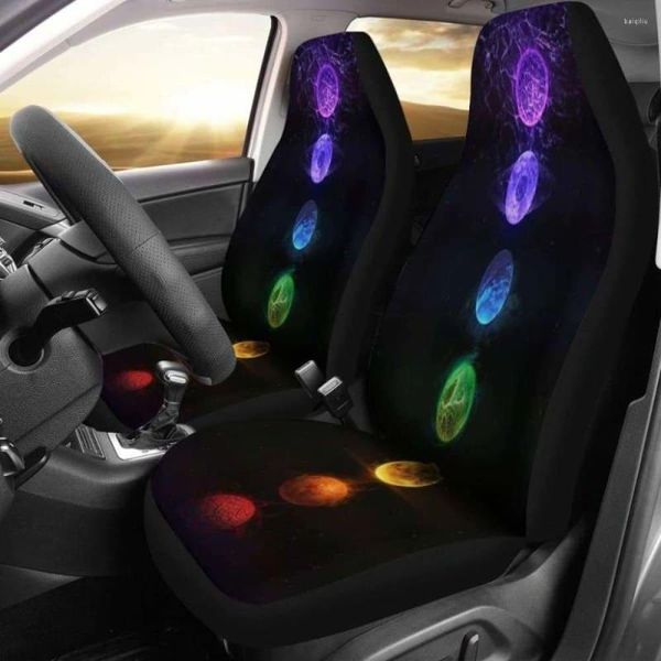 Coprisedili per auto Chakra Energy Colours | Dai un nuovo look! 202820 Confezione da 2 cover protettive frontali universali