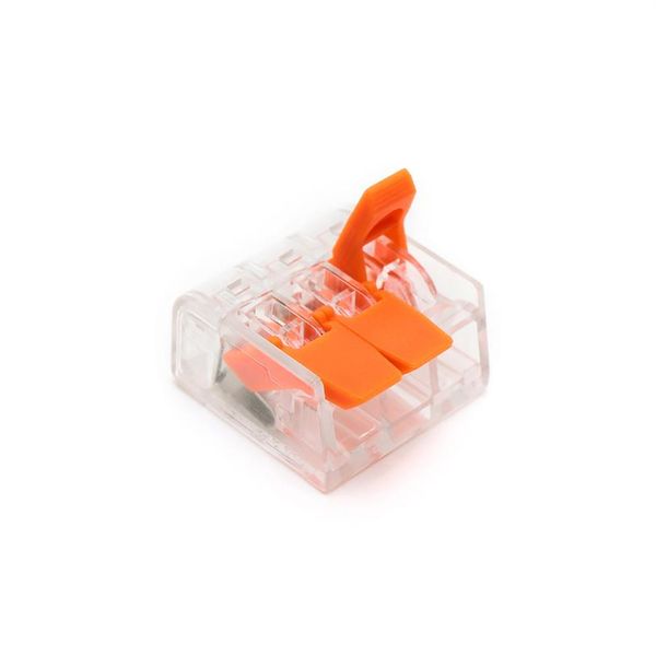 100PCS PCT-413 221-413 LED emenda Emenda compacta Conector de fio universal Terminal divisor e Conector rápido de fio 245V