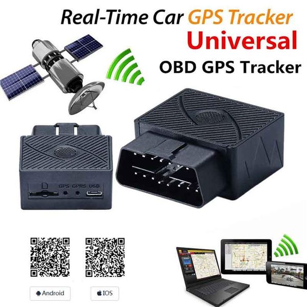 Dispositivo di localizzazione GPS per auto portatile in tempo reale Tracker OBD II OBD2283x