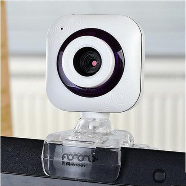 Новый дизайн USB Webcam с светодиодным светом металлической компьютерной веб -камеры веб -камера камера для PC275P